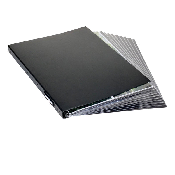 17"x22" Hard Cover Multiring Binder + 10-Pack of Archival Acid Free Sheet Protectors