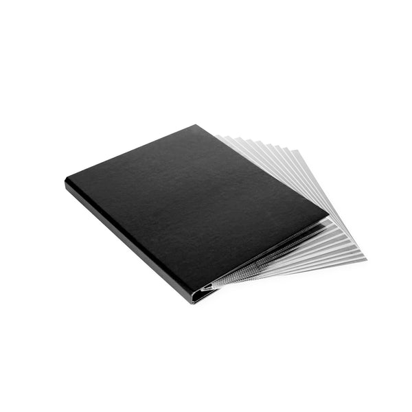 8.5"x11" Hard Cover Low Profile Binder + 10-Pack of Archival Acid Free Sheet Protectors